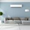 Living room with air conditioner