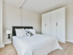 Minimalist stylish bedroom