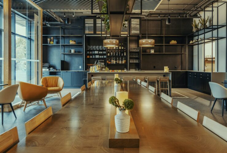 Modern Interior. Restaurant Bar