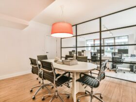 Spacious office room design