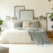 Warm bedroom interior