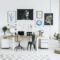 White working area with chairs