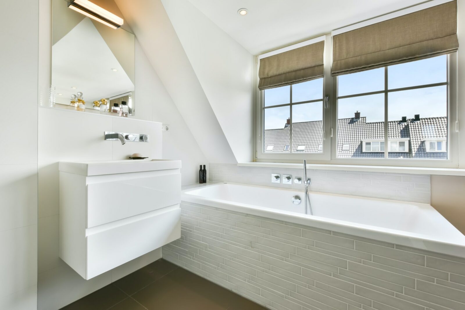 A small bathroom interior
