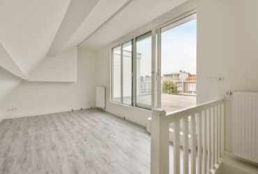 an empty room in the upper