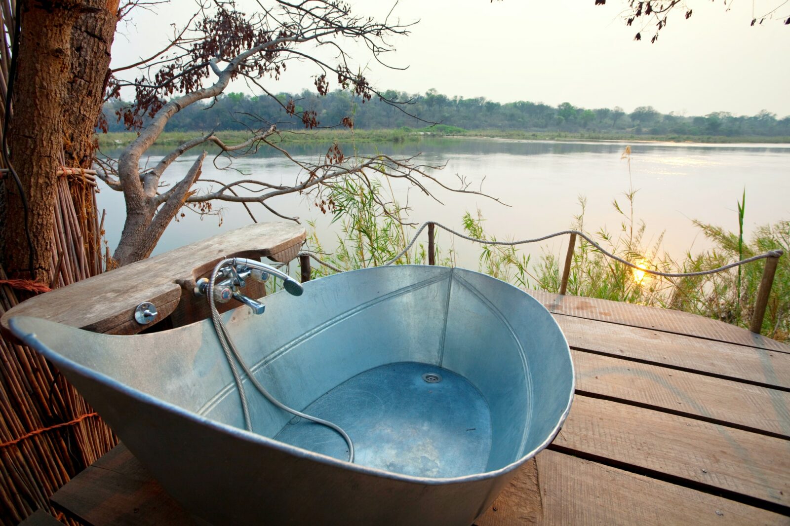 Bathroom in Africa