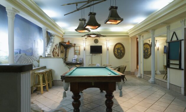 Billiard Table in a Lounge