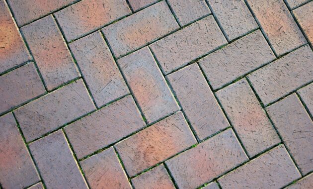 Close up stone pavement.