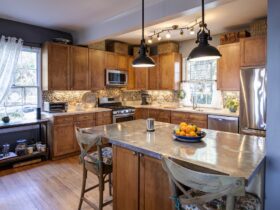 Designer eclectic style kitchen