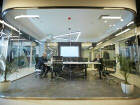 Futuristic Office Interior