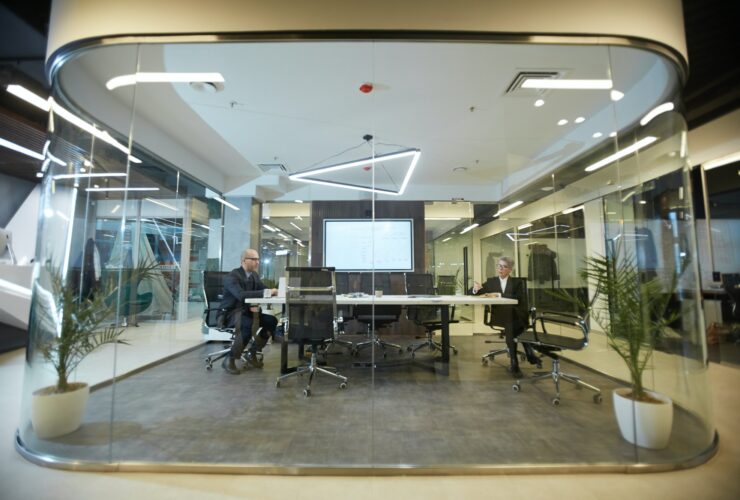 Futuristic Office Interior