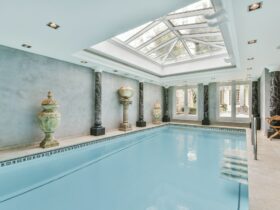 Large beautiful indoor swimming pool