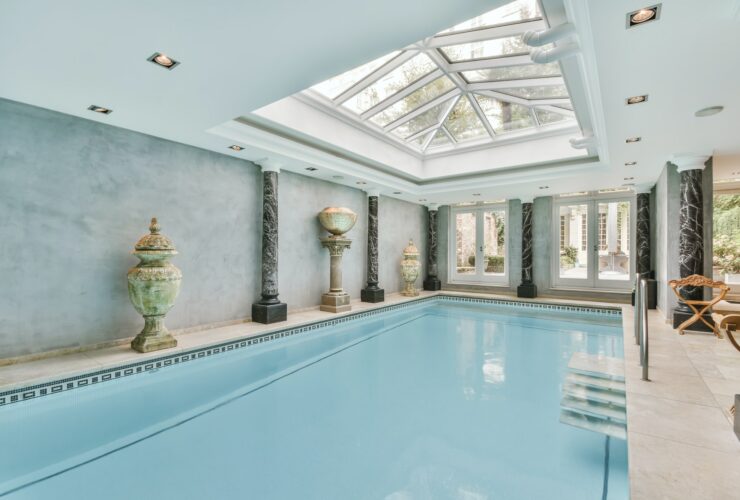 Large beautiful indoor swimming pool
