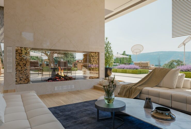Mediterranean Villa interior and exterior design