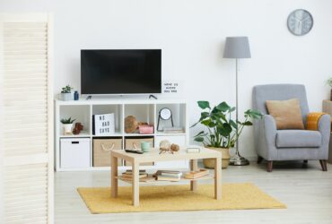Modern apartment with furniture