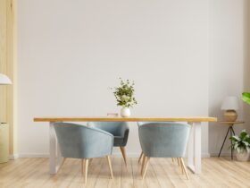 Modern dining room interior design.