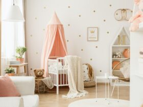 Nursery room with dots