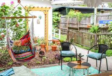 Outdoor living space.