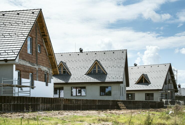 Small new build house