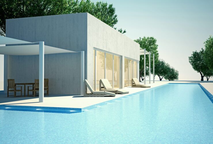House with pool