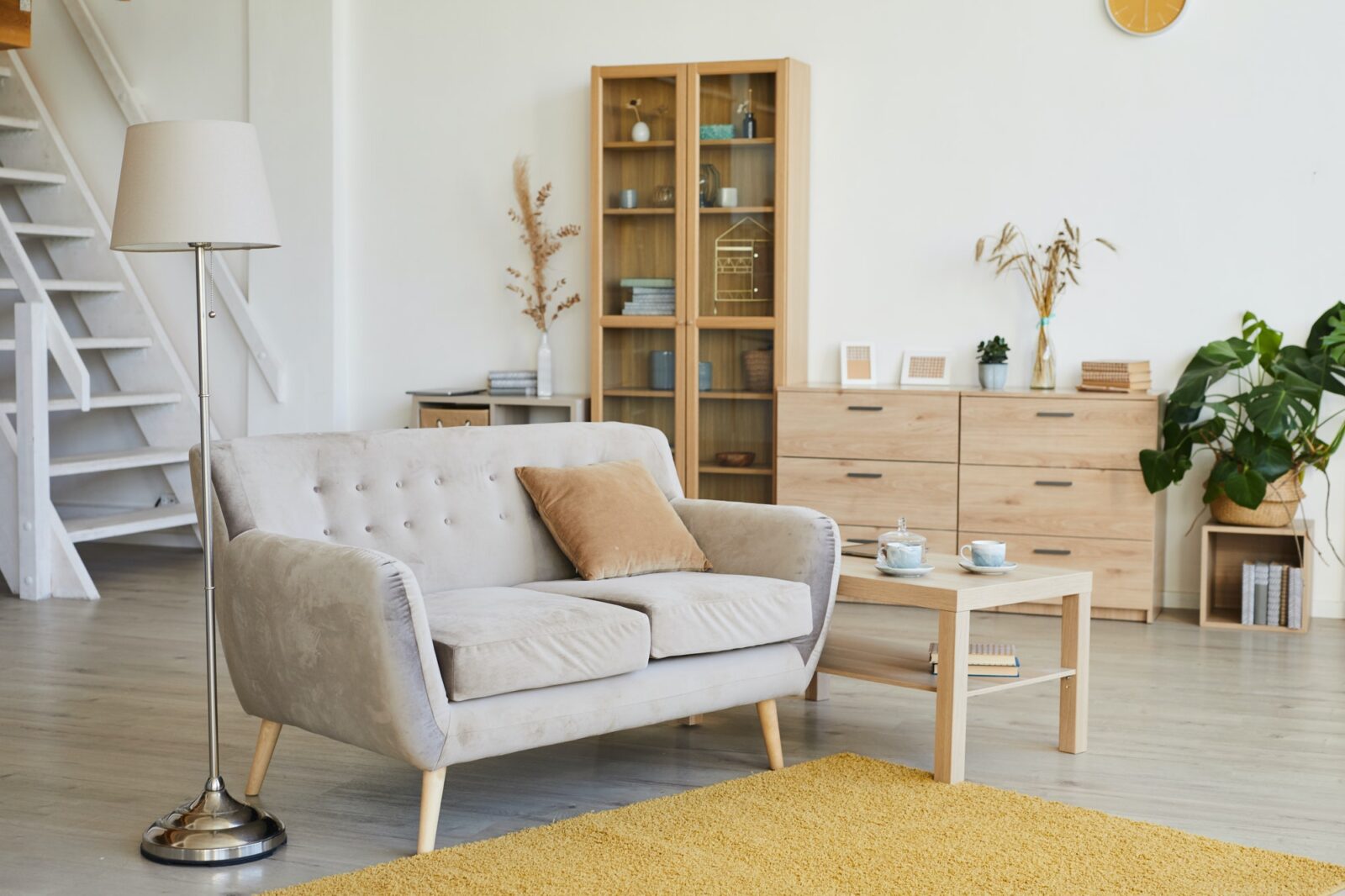 Modern interior of living room