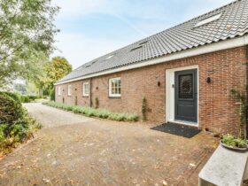 View of an on-storey brick house