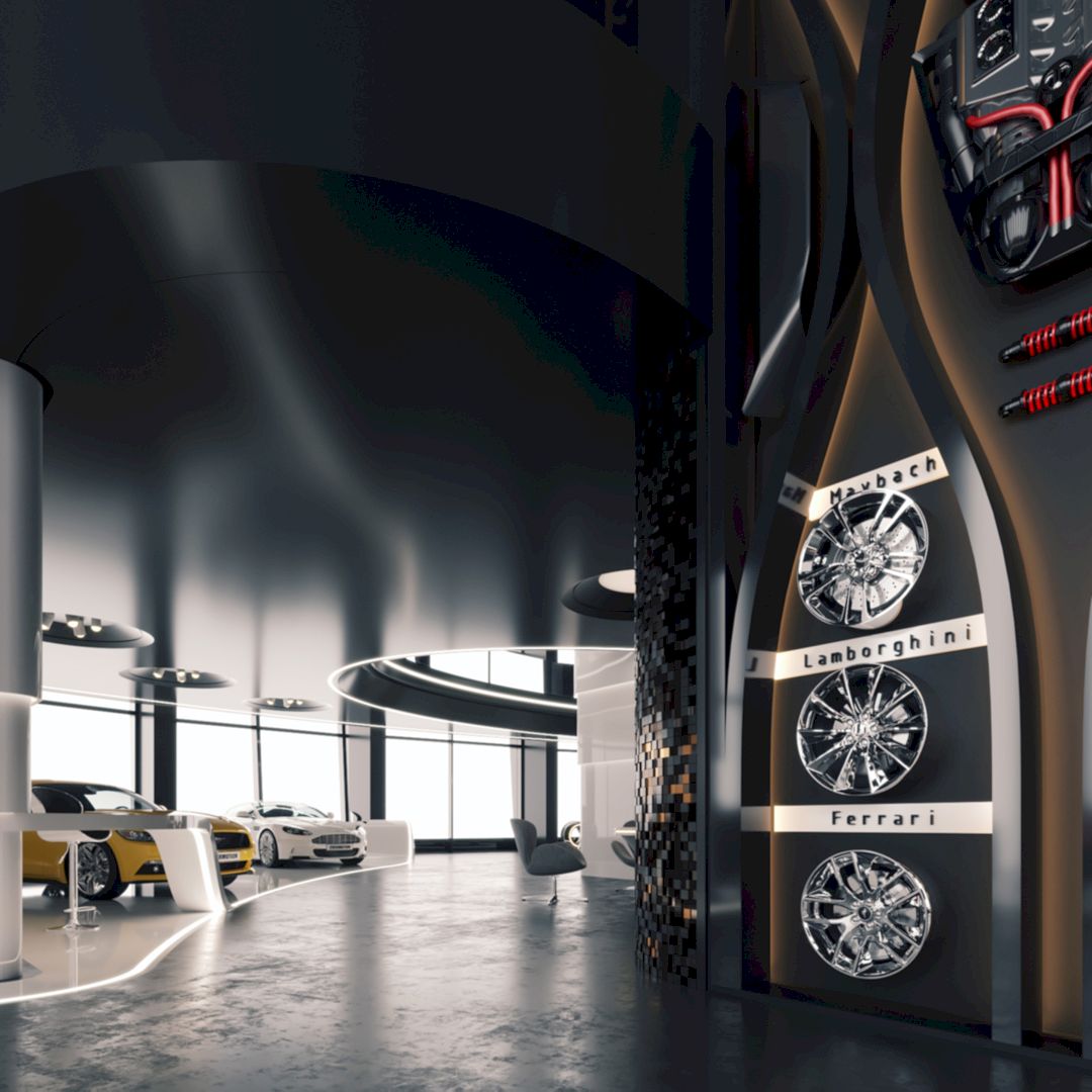 Emirati One Luxury Car Showroom By Marwan Mrad 2