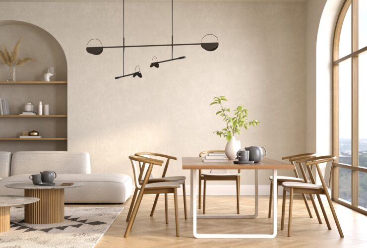 Interior of modern living room