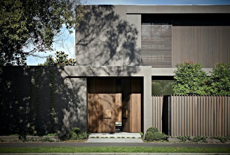 Modern Architectural House Facade