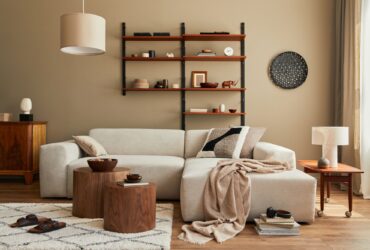 Modern interior of living room