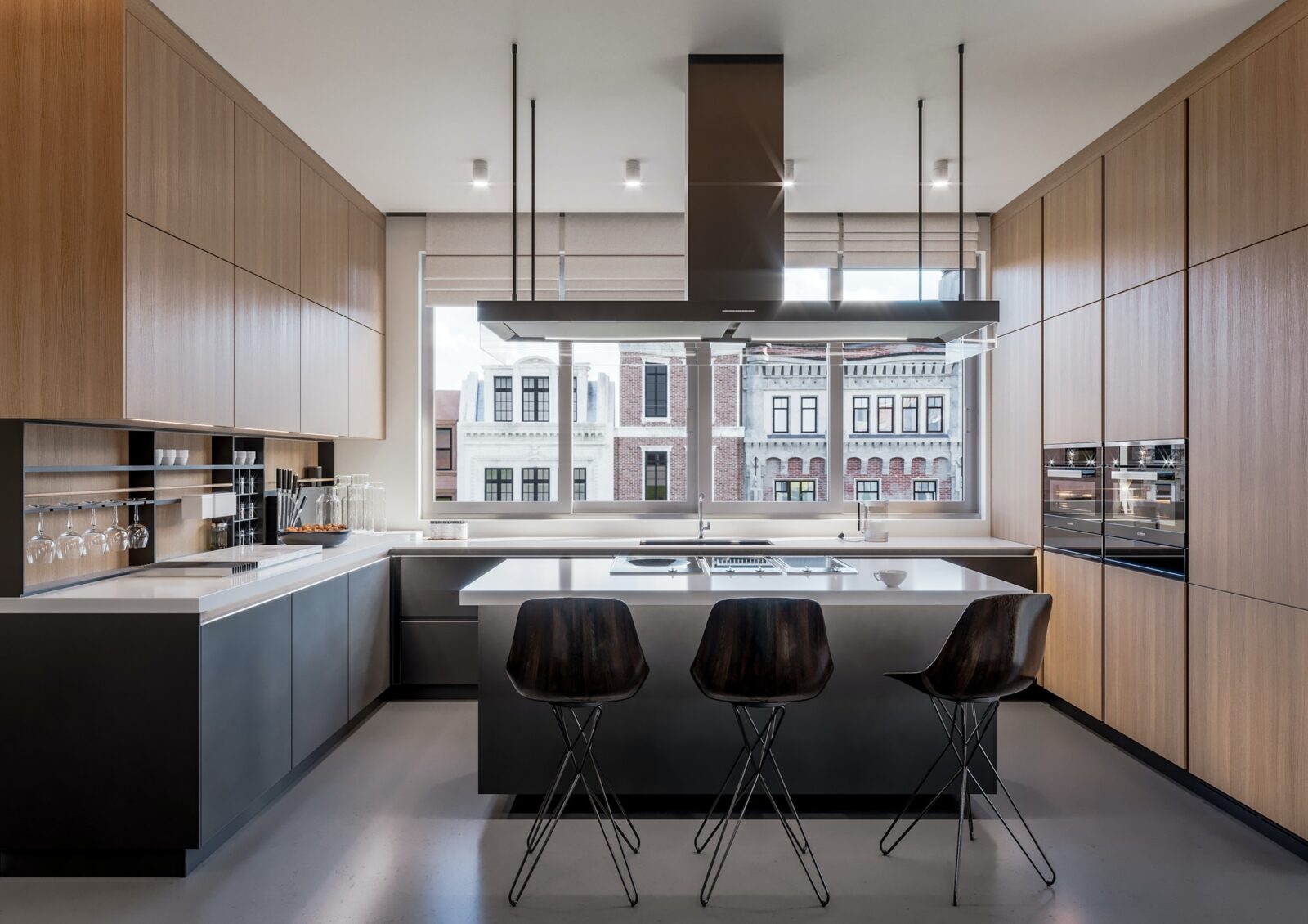 Modern interior of stylish apartment