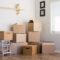 Moving house and boxes