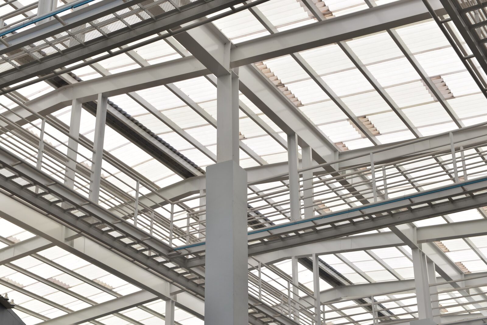 Steel Structure roof, glasses, solar cell, supported