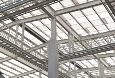 Steel Structure roof, glasses, solar cell, supported
