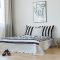 Woman's stylish bedroom
