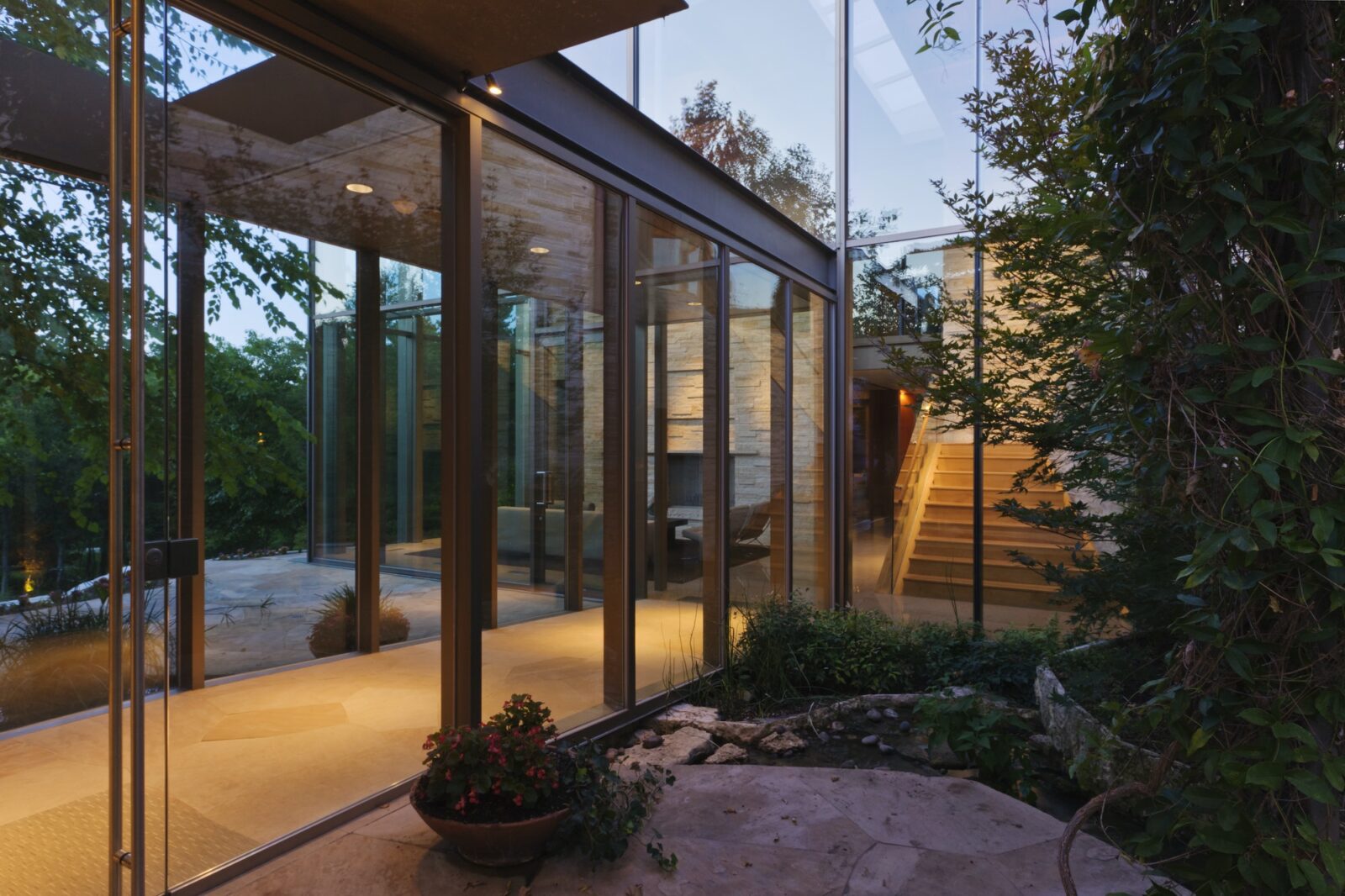 Entrance to an Upscale Home