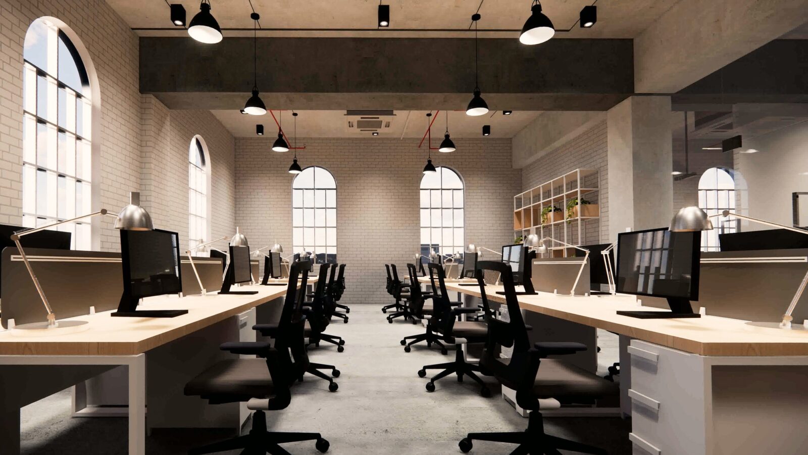 3D office design interior