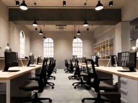 3D office design interior