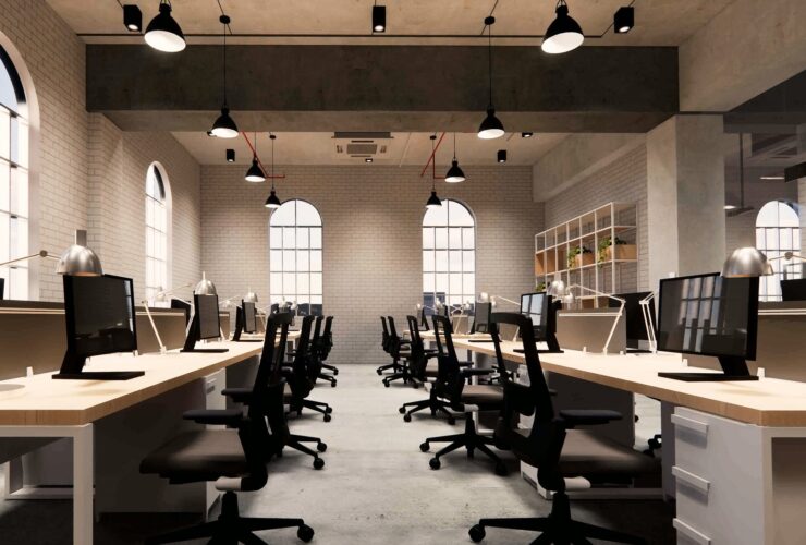 3D office design interior