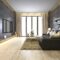 3d rendering luxury and modern living room