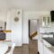 Modern house with white walls