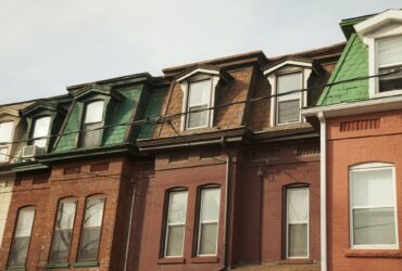 Row of old house, Toronto, Canada