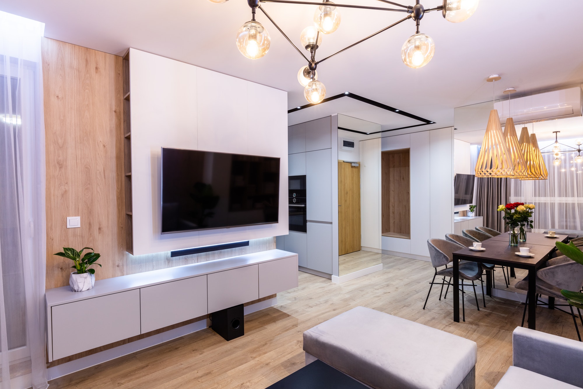 Small apartment design living room