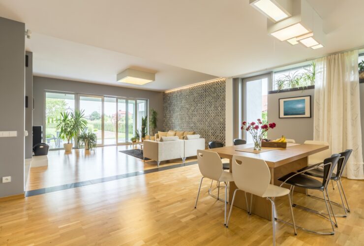 Big windows house