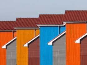 Detail of Colorful Houses