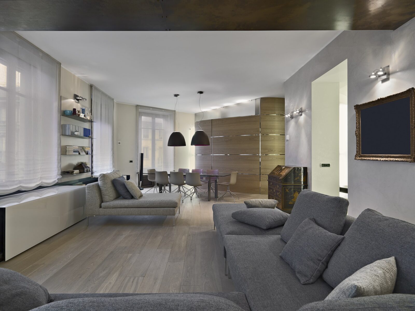 Interiors of a Modern Living Room