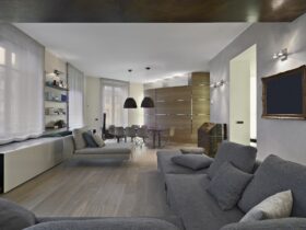 Interiors of a Modern Living Room
