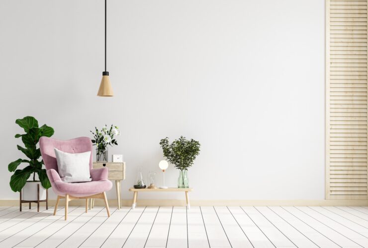 Modern interior of living room.