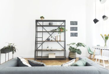 Modern interior of living room