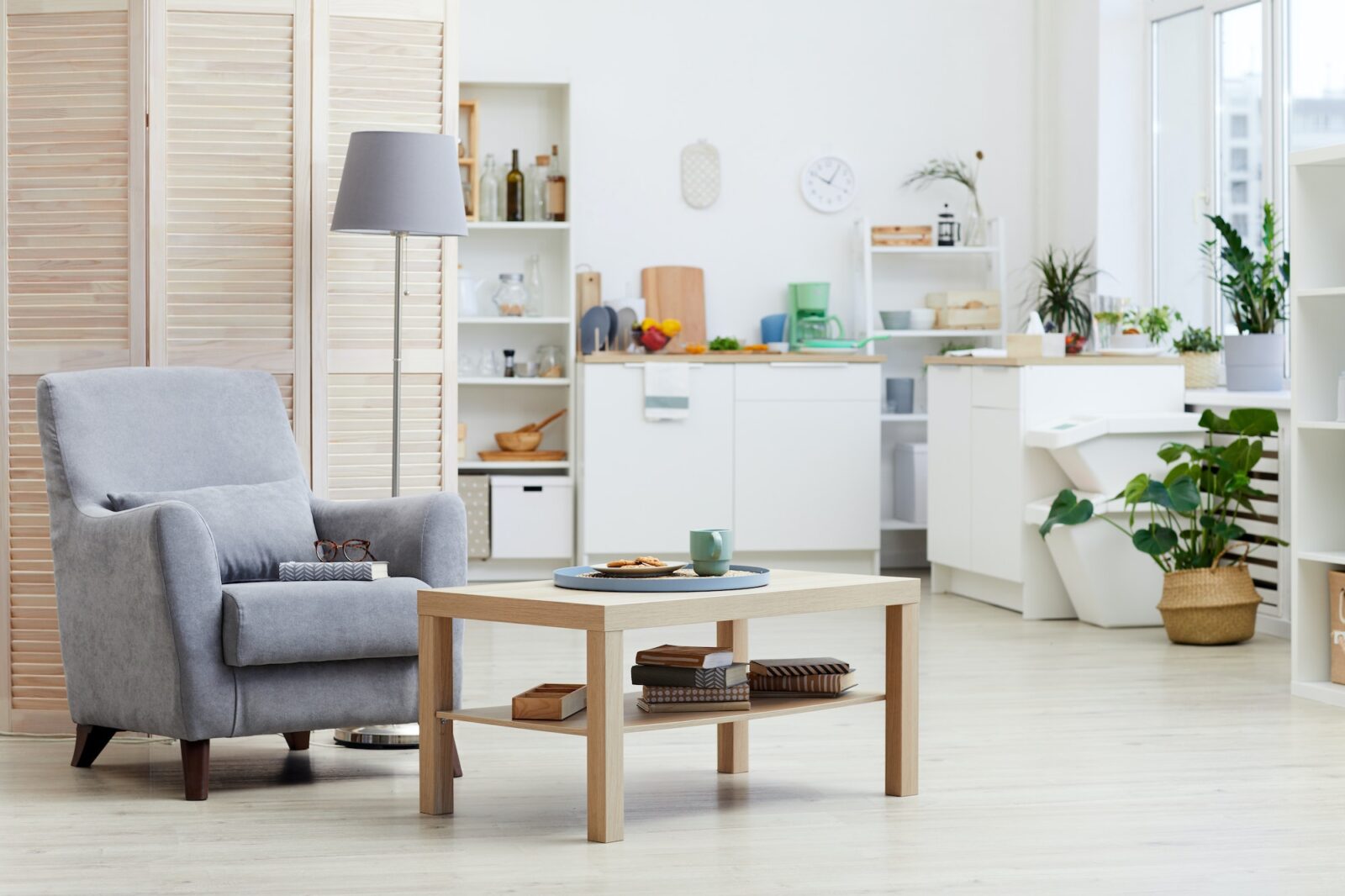 Modern living room at house