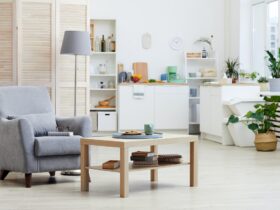 Modern living room at house
